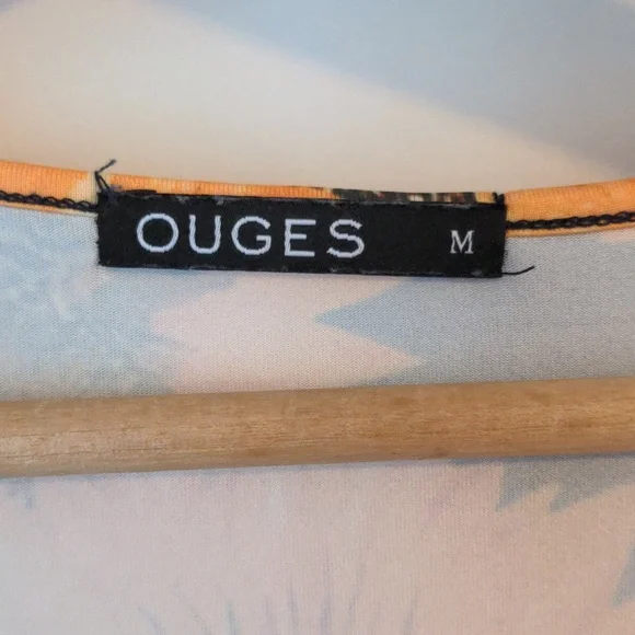 Ouges Women's Size M One Piece Sunflower Print Dress - Picture 6 of 12